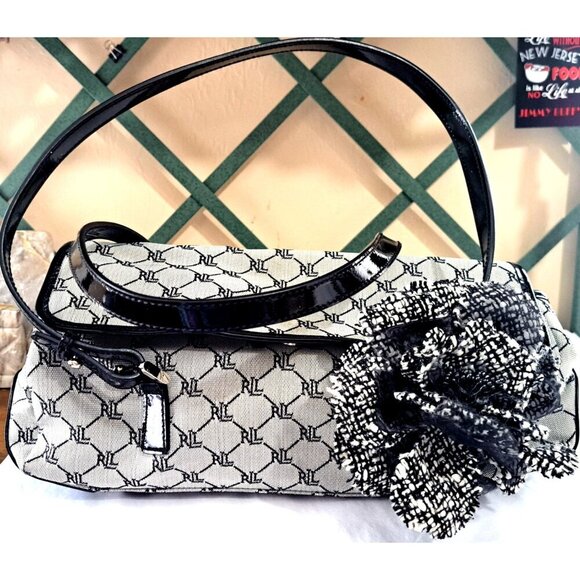 Lauren Ralph Lauren Barrel Roll Handbag Shoulder Straps - Picture 3 of 15